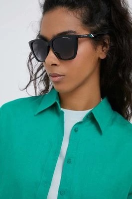 Zdjęcie produktu Armani Exchange okulary przeciwsłoneczne damskie kolor czarny