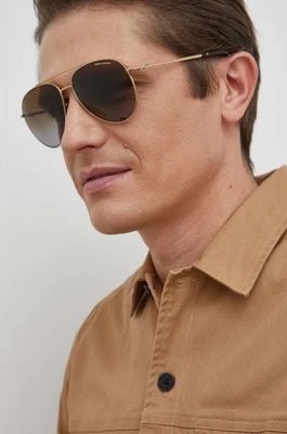 Zdjęcie produktu Armani Exchange okulary przeciwsłoneczne męskie kolor złoty