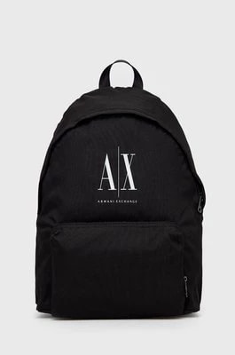 Zdjęcie produktu Armani Exchange plecak męski kolor czarny duży z nadrukiem 952336 CC124