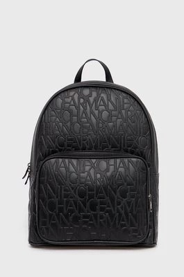 Zdjęcie produktu Armani Exchange plecak męski kolor czarny duży gładki 952510 CC838
