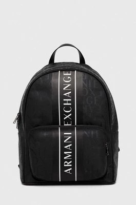Zdjęcie produktu Armani Exchange plecak męski kolor czarny duży wzorzysty 952394 CC831