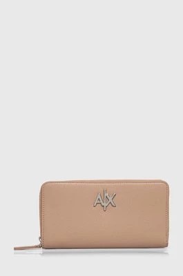 Zdjęcie produktu Armani Exchange portfel damski kolor beżowy 948068 4R700