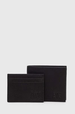 Zdjęcie produktu Armani Exchange portfel i etui na karty męski kolor czarny 958535 3F892