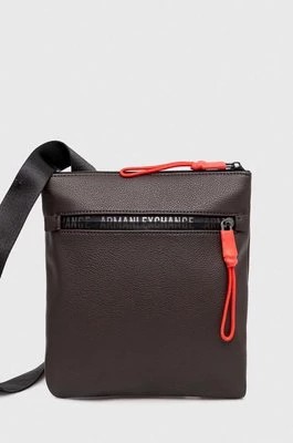Zdjęcie produktu Armani Exchange saszetka kolor brązowy