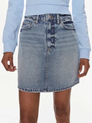 Zdjęcie produktu Armani Exchange Spódnica jeansowa 3DYN60 Y14BZ 1500 Niebieski Slim Fit