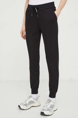 Zdjęcie produktu Armani Exchange spodnie dresowe kolor czarny gładkie 8NYP97 YJ1GZ NOS