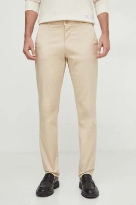 Zdjęcie produktu Armani Exchange spodnie męskie kolor beżowy w fasonie chinos 3DZP14 ZNVNZ