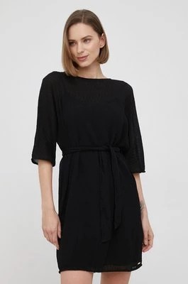 Zdjęcie produktu Armani Exchange sukienka 3LYA25.YN6DZ kolor czarny mini prosta