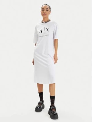 Zdjęcie produktu Armani Exchange Sukienka codzienna 3DYA79 YJ3RZ 1000 Biały Relaxed Fit