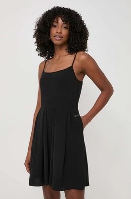 Zdjęcie produktu Armani Exchange sukienka kolor czarny mini rozkloszowana 3DYA31 YN1QZ