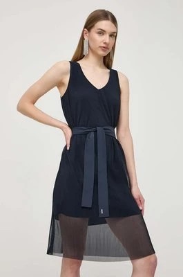 Zdjęcie produktu Armani Exchange sukienka kolor granatowy mini rozkloszowana 3DYA10 YN8QZ