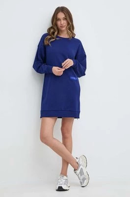 Zdjęcie produktu Armani Exchange sukienka kolor niebieski mini oversize