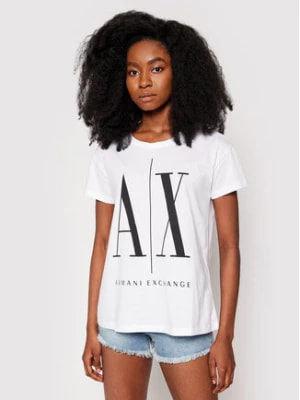 Zdjęcie produktu Armani Exchange T-Shirt 8NYTCX YJG3Z 5100 Biały Regular Fit
