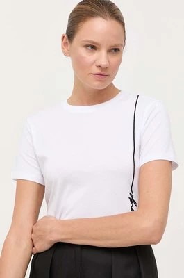 Zdjęcie produktu Armani Exchange t-shirt bawełniany kolor biały