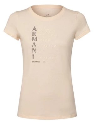 Zdjęcie produktu Armani Exchange T-shirt damski Kobiety Bawełna różowy nadruk,
