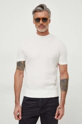 Zdjęcie produktu Armani Exchange t-shirt męski kolor biały gładki 3DZM6H ZM3RZ