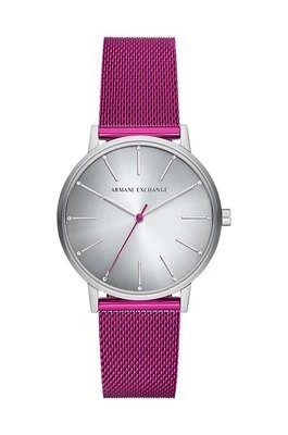 Zdjęcie produktu Armani Exchange zegarek damski kolor różowy