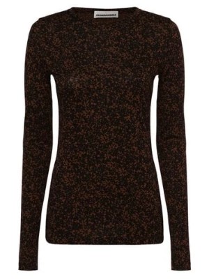 Zdjęcie produktu ARMEDANGELS Damska koszulka z długim rękawem Kobiety Bawełna brązowy|czarny wzorzysty,