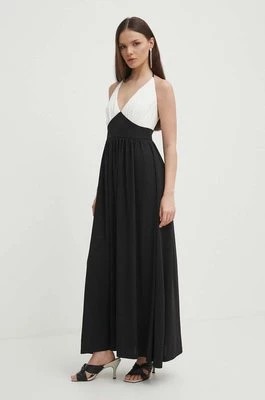 Zdjęcie produktu Artigli sukienka kolor czarny maxi dopasowana AA38227