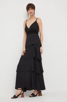Zdjęcie produktu Artigli sukienka kolor czarny maxi rozkloszowana