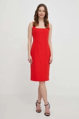 Zdjęcie produktu Artigli sukienka kolor czerwony midi dopasowana