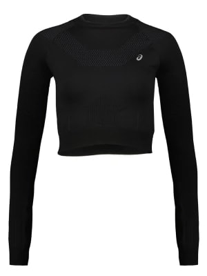 Zdjęcie produktu asics Koszulka funkcyjna "Seamless" w kolorze czarnym rozmiar: L