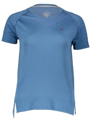 Zdjęcie produktu asics Koszulka sportowa "Seamless" w kolorze niebieskim rozmiar: L