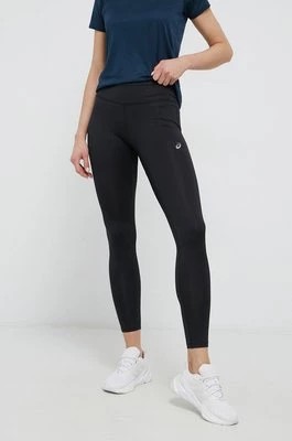 Zdjęcie produktu Asics legginsy do biegania damskie kolor czarny gładkie