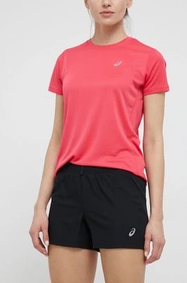 Zdjęcie produktu Asics szorty do biegania damskie kolor czarny gładkie medium waist