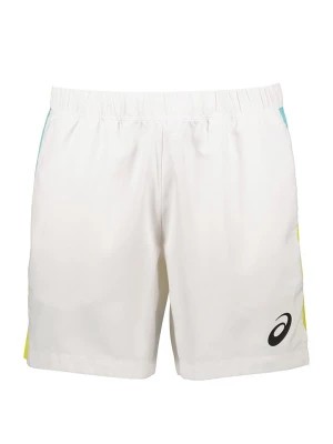 Zdjęcie produktu asics Szorty sportowe "Court color" w kolorze białym ze wzorem rozmiar: XL
