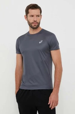 Zdjęcie produktu Asics t-shirt do biegania Core kolor szary gładki