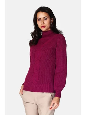 Zdjęcie produktu ASSUILI Kaszmirowy sweter w kolorze różowym rozmiar: 38