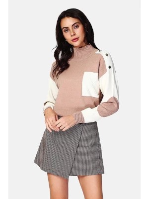 Zdjęcie produktu ASSUILI Sweter w kolorze beżowo-białym rozmiar: 40