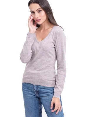 Zdjęcie produktu ASSUILI Sweter w kolorze beżowym rozmiar: 36
