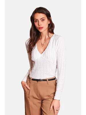 Zdjęcie produktu ASSUILI Sweter w kolorze białym rozmiar: 42