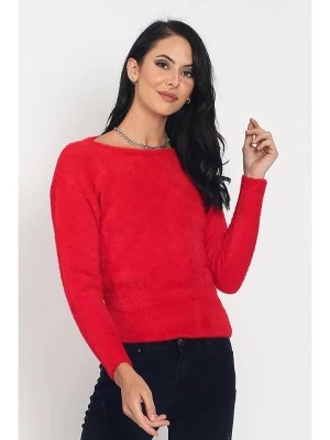 Zdjęcie produktu ASSUILI Sweter w kolorze czerwonym rozmiar: 34