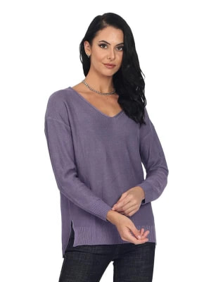 Zdjęcie produktu ASSUILI Sweter w kolorze fioletowym rozmiar: 40