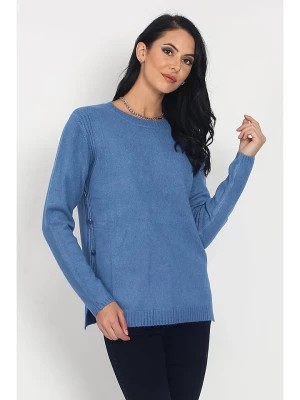 Zdjęcie produktu ASSUILI Sweter w kolorze niebieskim rozmiar: 34