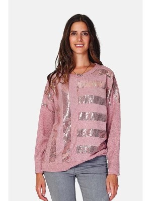 Zdjęcie produktu ASSUILI Sweter w kolorze szaroróżowym rozmiar: 40