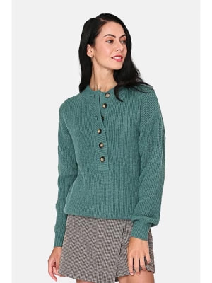 Zdjęcie produktu ASSUILI Sweter w kolorze zielonym rozmiar: 36