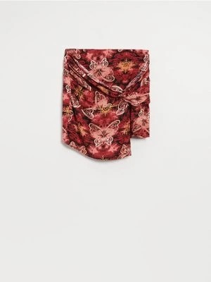 Zdjęcie produktu Asymetryczna spódnica mini z drapowaniem House