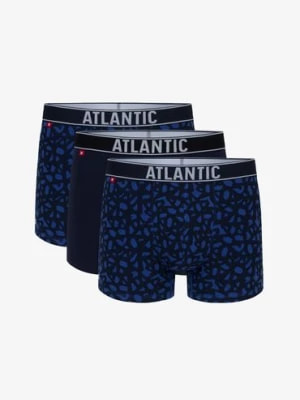Zdjęcie produktu Atlantic męskie bokserki dzianinowe 3-pak gładkie i ze wzorem