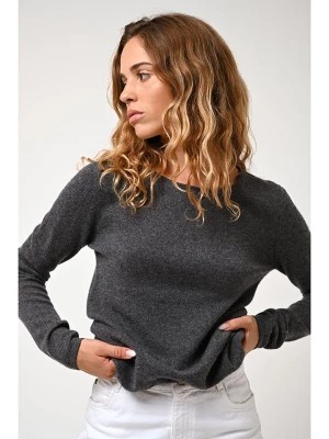 Zdjęcie produktu AUTHENTIC CASHMERE Kaszmirowy sweter "Epéna" w kolorze antracytowym rozmiar: XXL