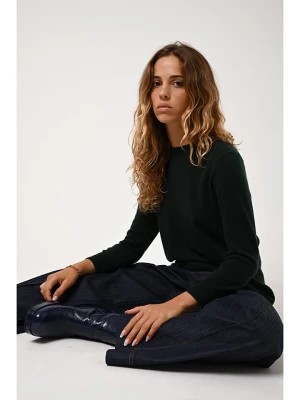 Zdjęcie produktu AUTHENTIC CASHMERE Kaszmirowy sweter "Estaris" w kolorze ciemnozielonym rozmiar: L