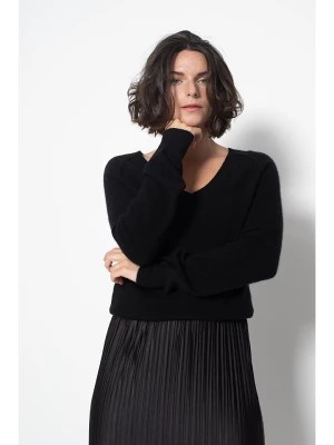 Zdjęcie produktu AUTHENTIC CASHMERE Kaszmirowy sweter "Giusalet" w kolorze czarnym rozmiar: S