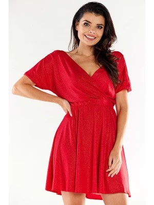 Zdjęcie produktu Awama Sukienka w kolorze czerwonym rozmiar: S