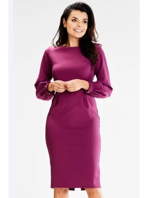 Zdjęcie produktu Awama Sukienka w kolorze fioletowym rozmiar: L