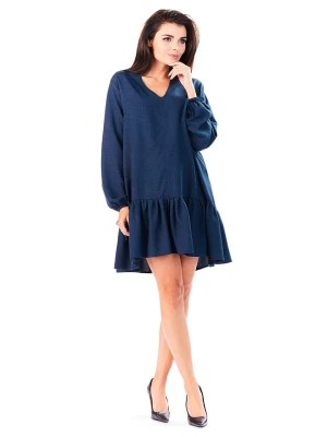 Zdjęcie produktu Awama Sukienka w kolorze granatowym rozmiar: L/XL