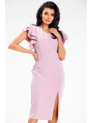 Zdjęcie produktu Awama Sukienka w kolorze jasnoróżowym rozmiar: XL