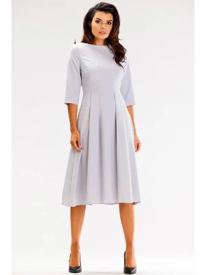 Zdjęcie produktu Awama Sukienka w kolorze jasnoszarym rozmiar: XL